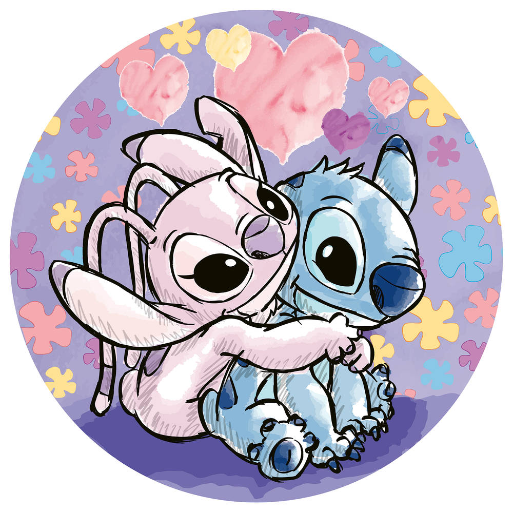 Ravensburger ronde puzzel Disney Stitch - 500 stukjes