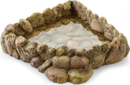 Exo Terra Hjørnevannskål, XL, 25 x 24 x 6,5 cm