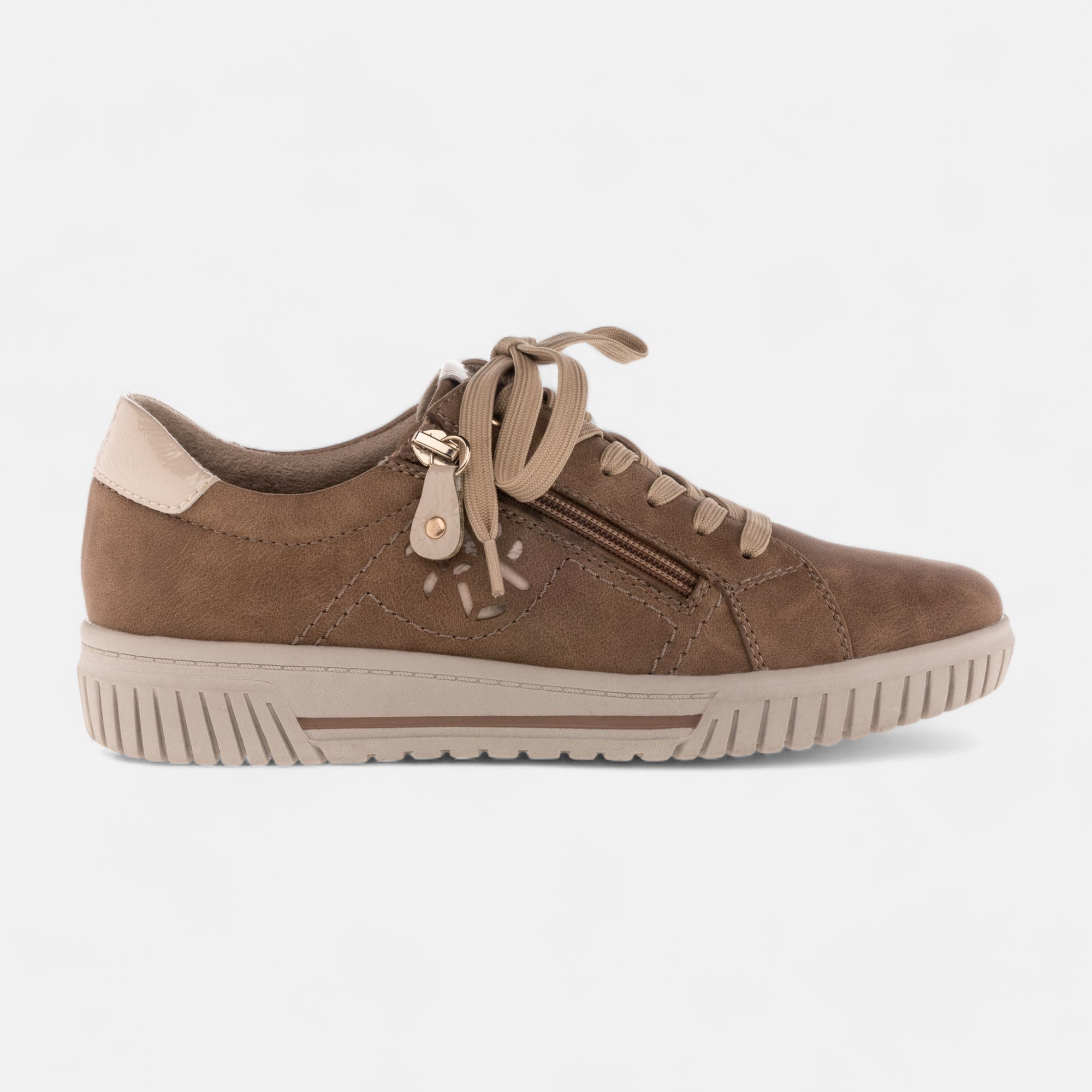 Baskets basses Femme taupe