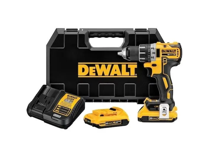 DeWALT DCD791D2-QW - Bor/driver - ledningfri - 2-hastigheders - nøgleløs borepatron 13 mm - 70 N·m - 2 batterier - 18 V