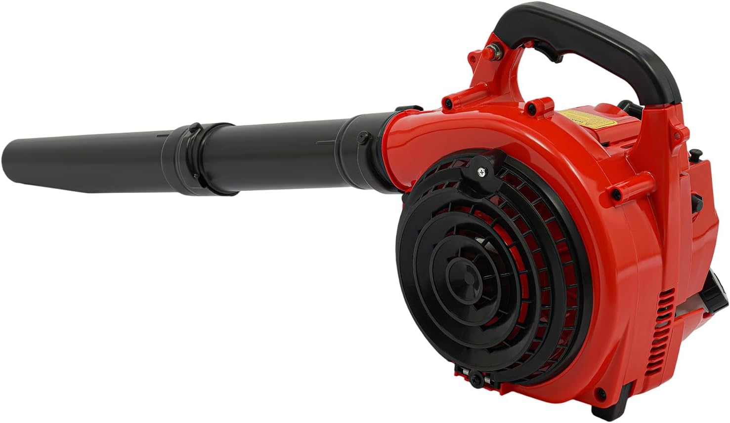 25.4cc 2-Takt Benzin Laubbläser,0.75KW Benzin Laubsauger mit 7000rpm,0.13m³ Luftstrom und 0.9L Kraftstofftank,Seilzugstarter,Handgehaltener Laubbläser aus Kunststoff und Aluminium für Laub und Schnee