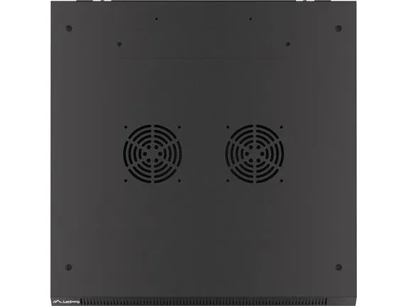 Lanberg WF01 Series - Rack kabinet - flad pakke - vægmonterbar - sort, RAL 9004 - 12U - 19