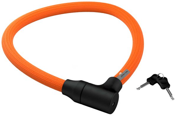 ORBIT Schloss aus Textilfasern  orange  100CM