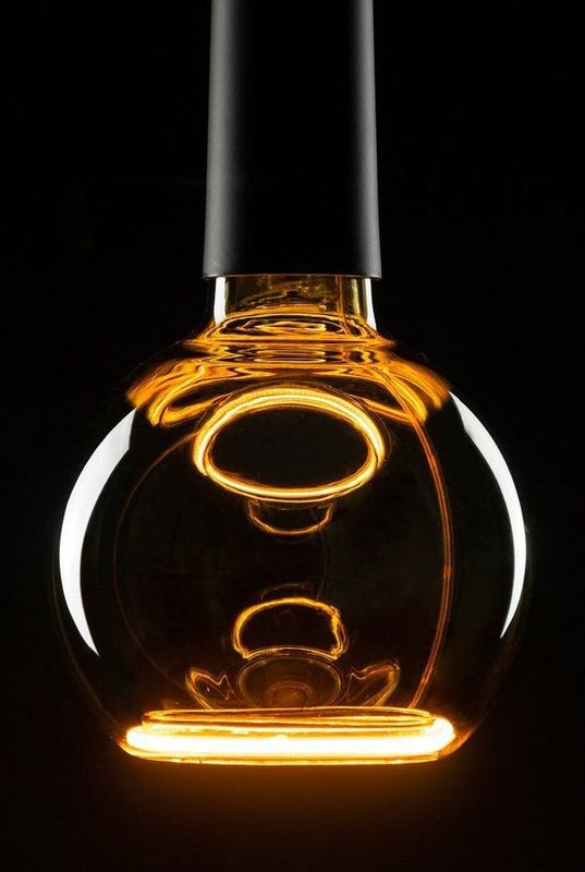 Segula - Floating LED Lamp - Dimbaar - Gerookt Glas - E27 - 6 Watt