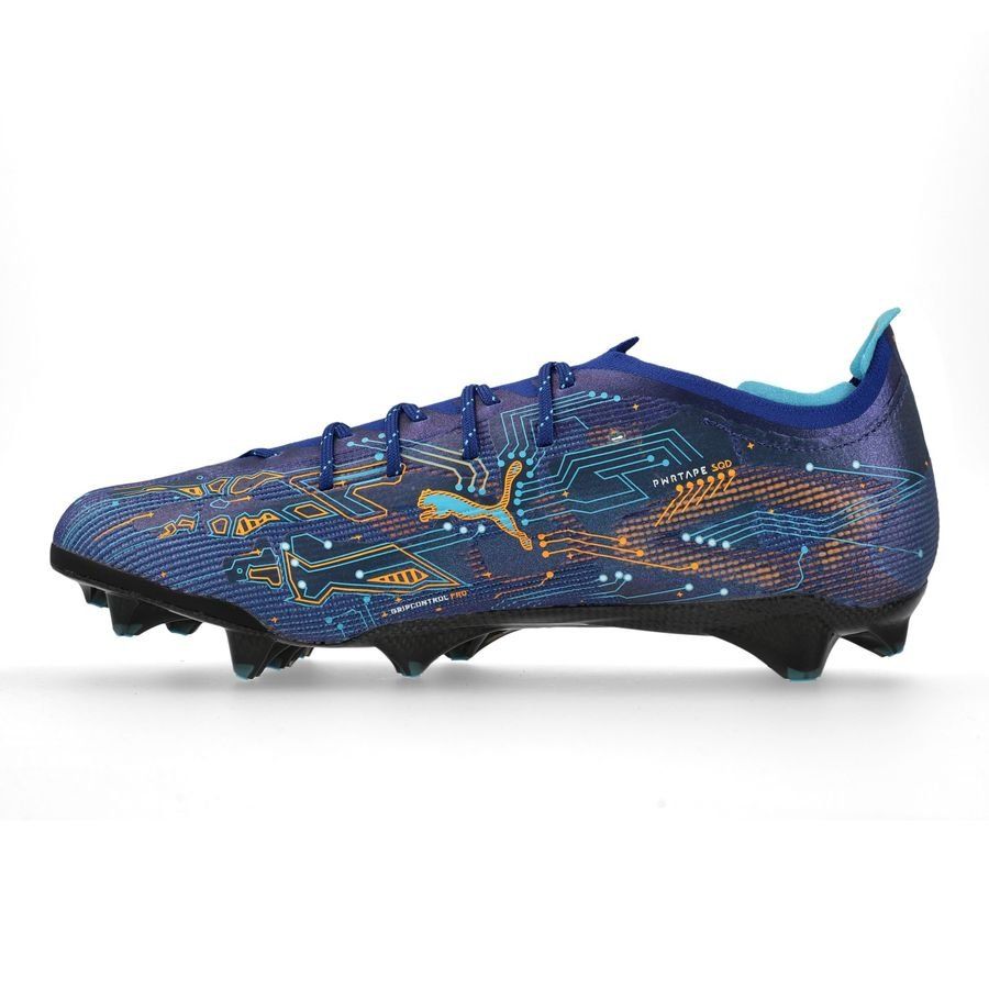PUMA Ultra 5 Carbon FG Speed Edition - Bleu/Heat Fire/BLeu/Noir ÉDITION LIMITÉE