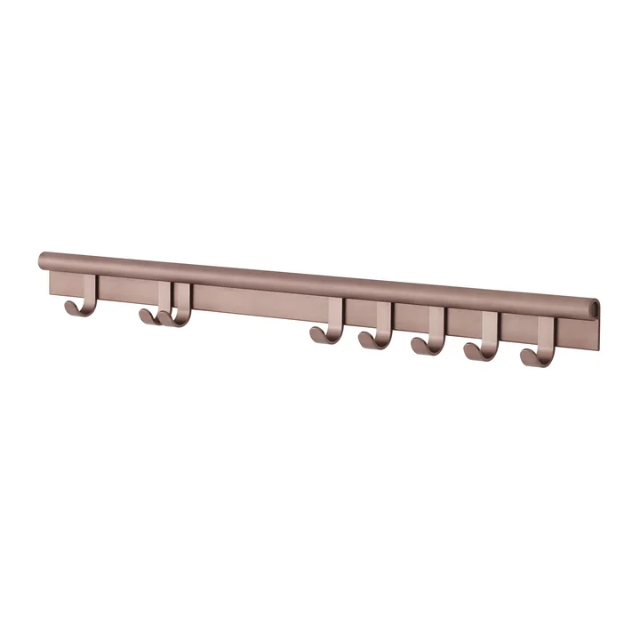 Muuto - Coil Wandgarderobe 100 cm, pflaume