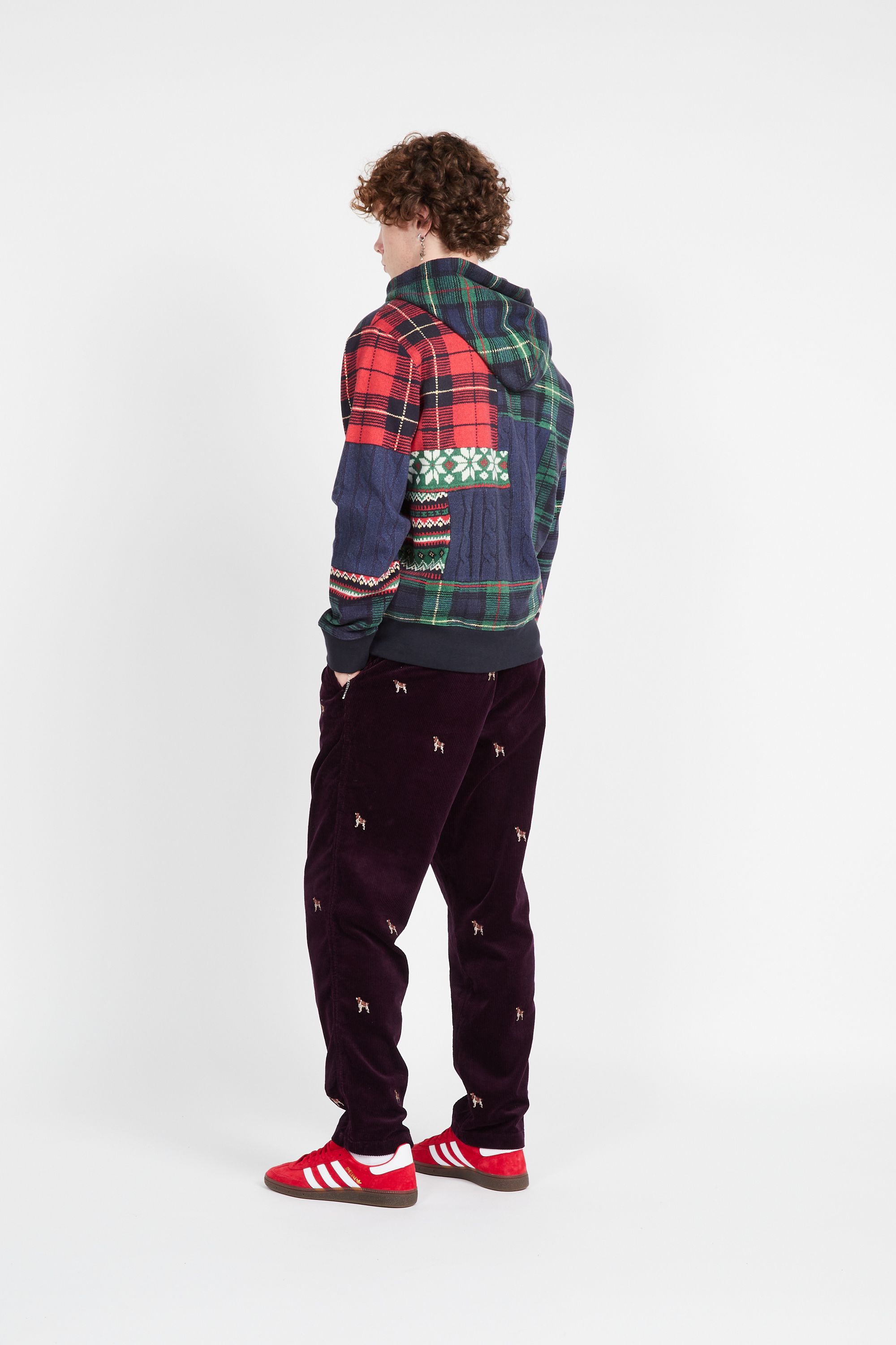 POLO RALPH LAUREN Hoodie zippé Patchwork Fleece Full-Zip Hoodie Multicolore