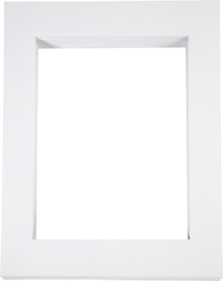 Passepartoutrammer - A3 - Str. 40X50 CM - 500 G - Hvid - 100 Stk