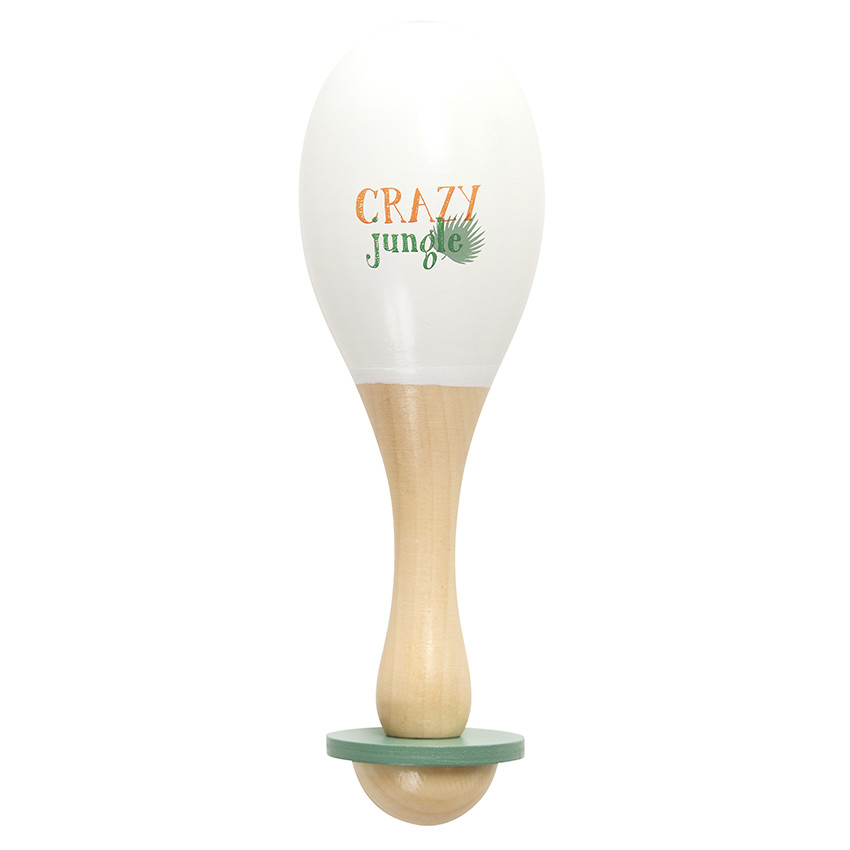 Grande maraca en bois - Happy wild