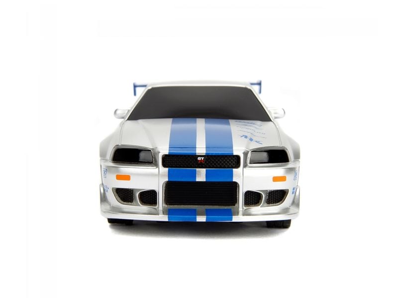 Jada Toys Nissan Skyline GTR Fast & Furious RTR, 1:24 Ferngesteuertes Auto aus Fast & Furious «Brian's Nissan Skyline R34 GTR»
