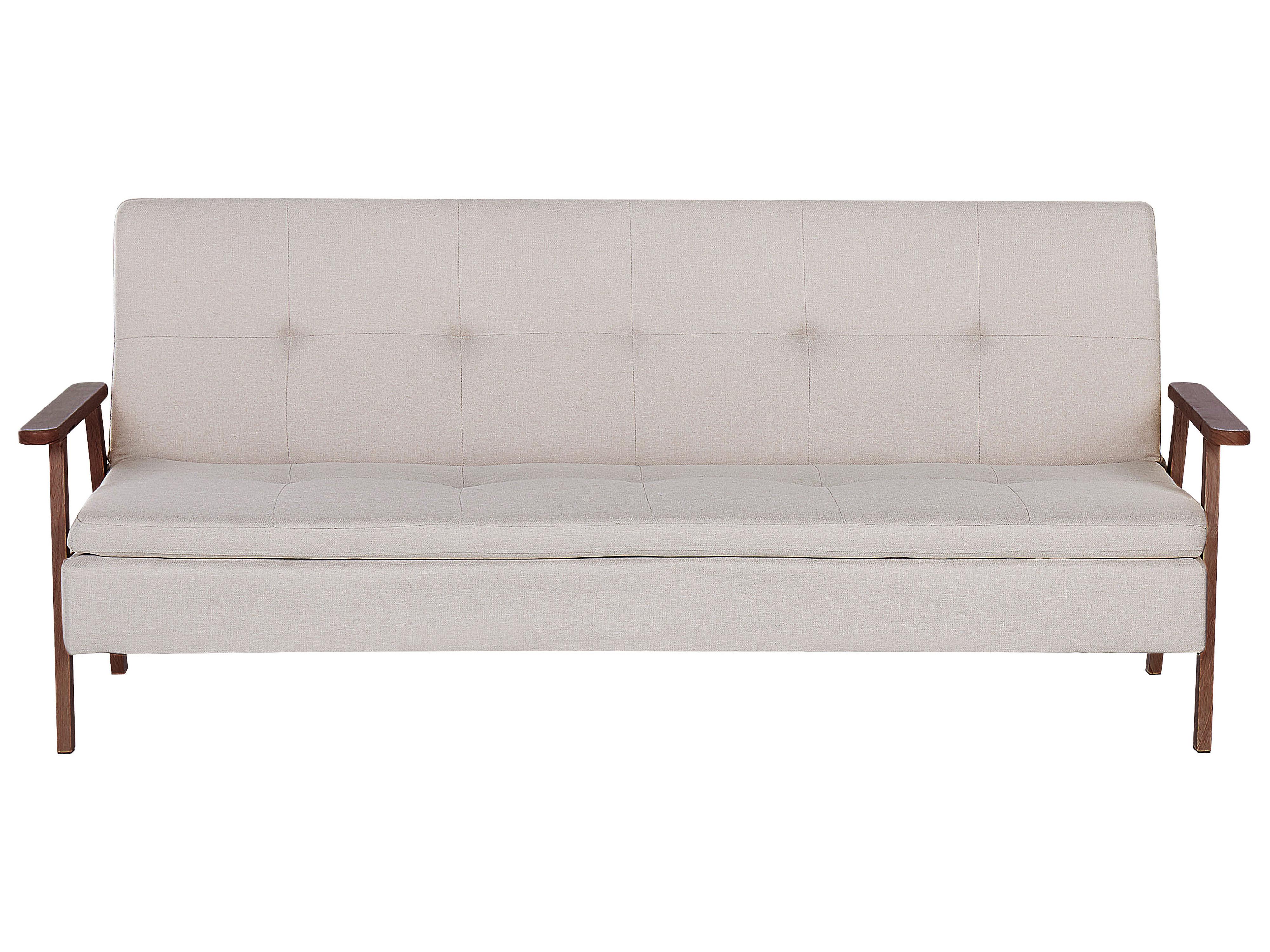 Slaapbank 3-zits TJORN Stof Beige