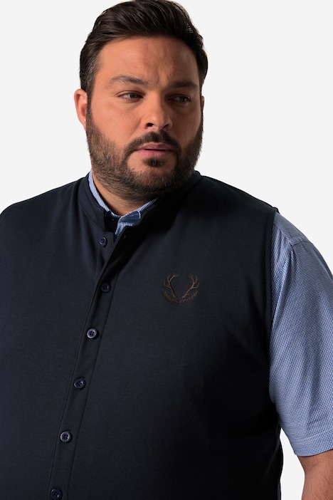 Men+ Trachten-Weste, Sweat, Stehkragen, bis 8 XL