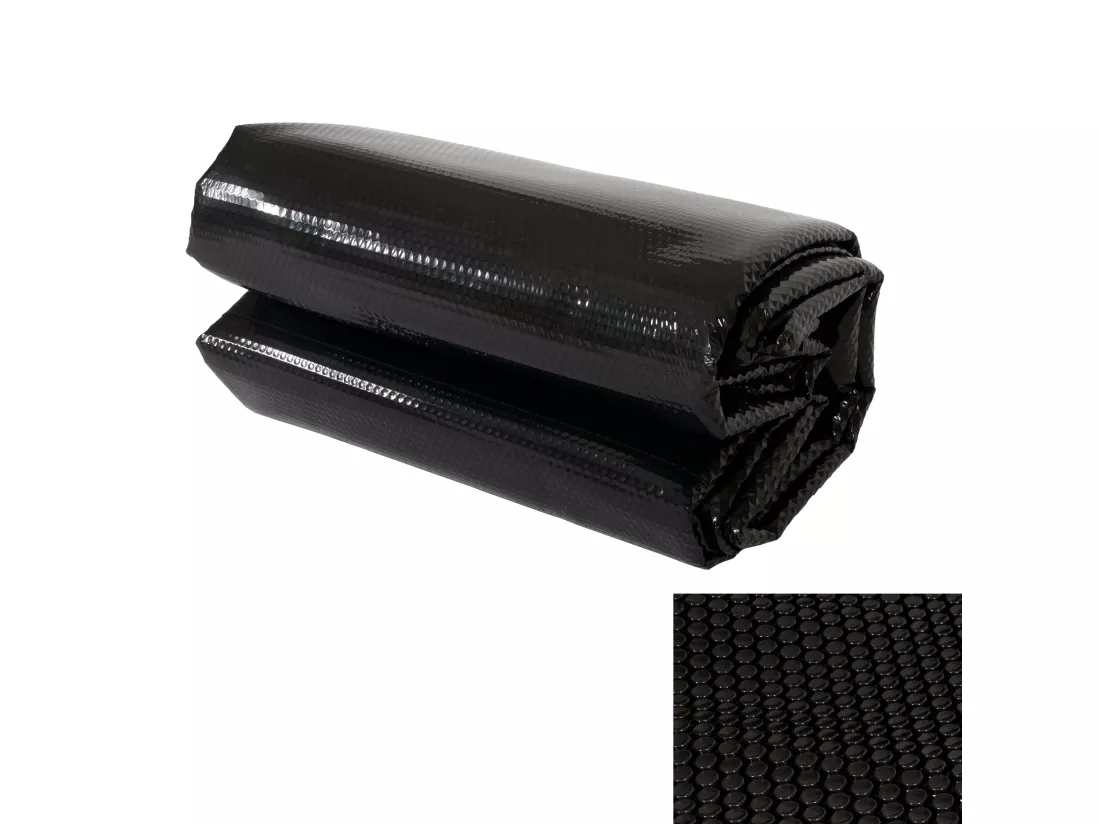 Couverture de piscine 400 µm, rectangulaire, 8x4 m, noir