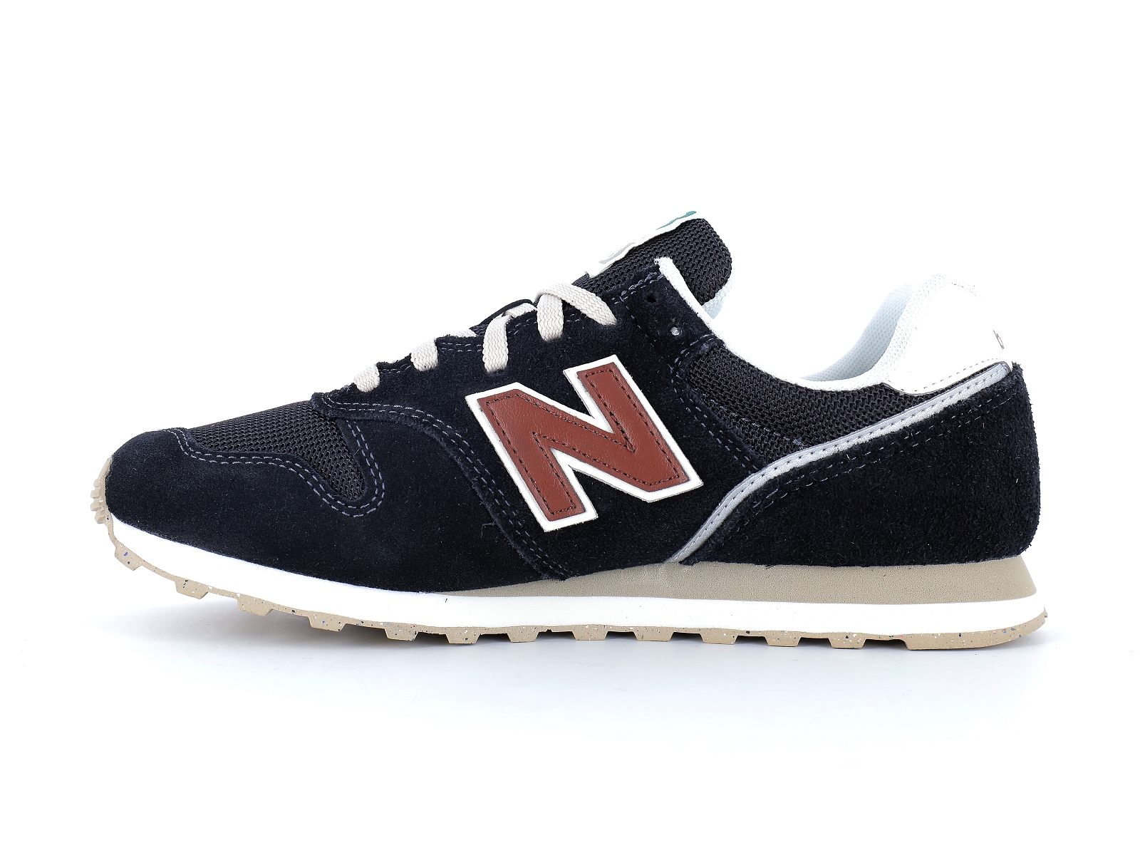 New balance a-ML373 Matières combinées Noir Marron