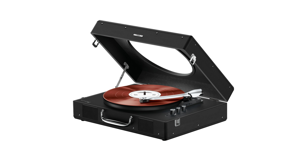 MIXXRevival 65 Stereo platenspeler  (Zwart)
