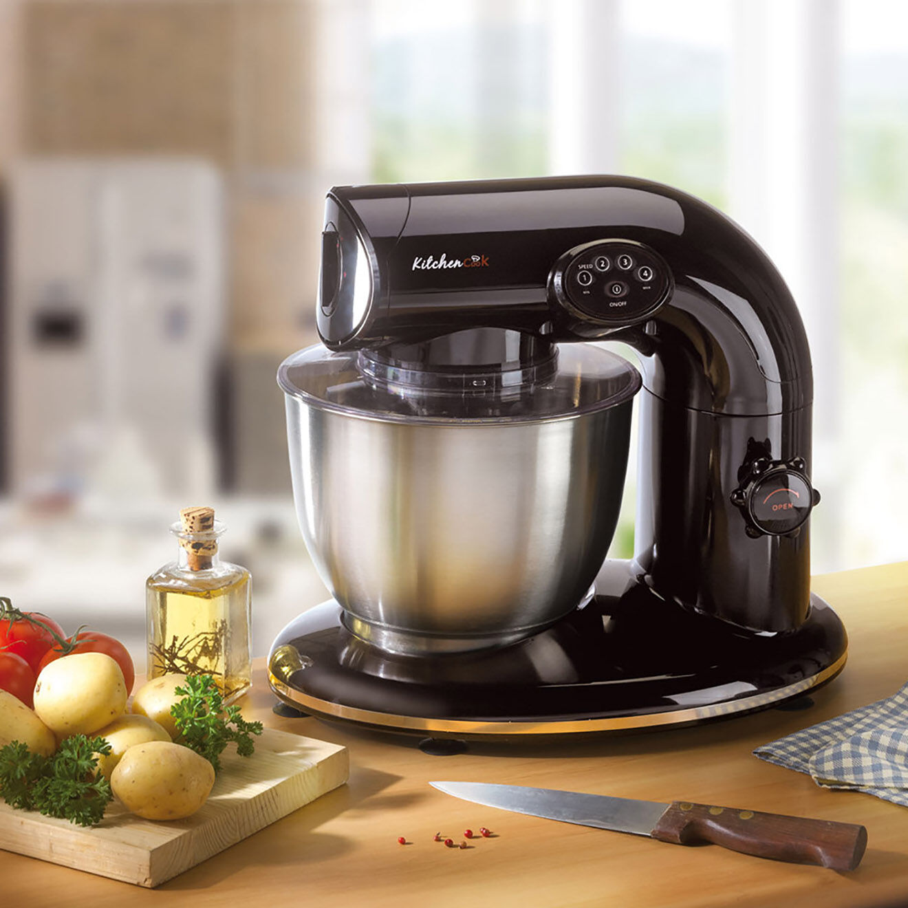 Kitchencook Robot pétrin  noir - 5 L