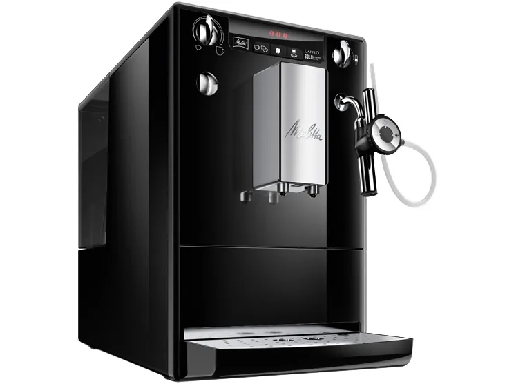 Melitta E957-101, Espressomaskine, 1,2 L, Kaffebønner, Indbygget kværn, Sort