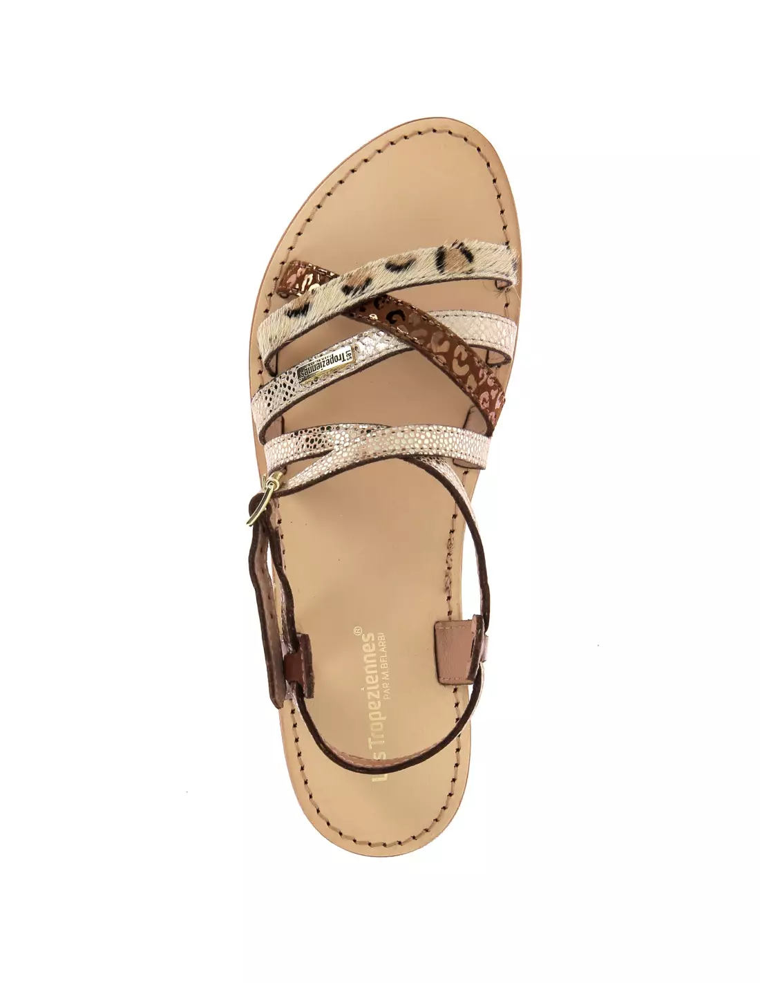 LES TROPEZIENNES HAPAXGUM - Sandales & nu-pieds LEOPARDMULTI