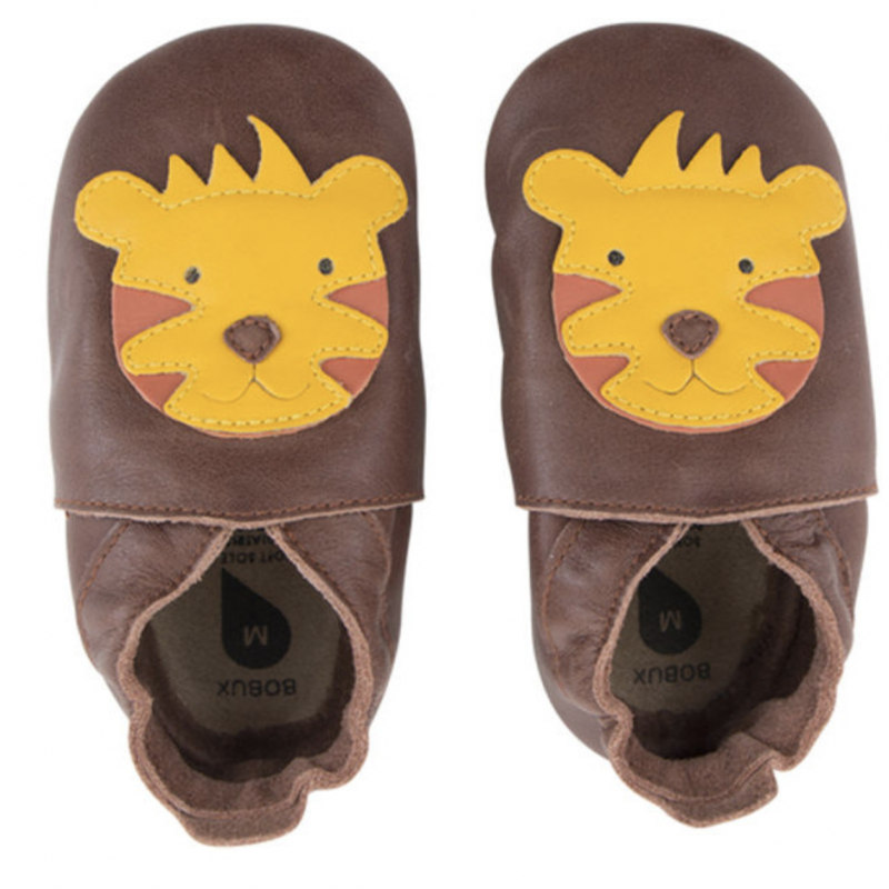 Bobux Bobux chaussons Tigre caramel