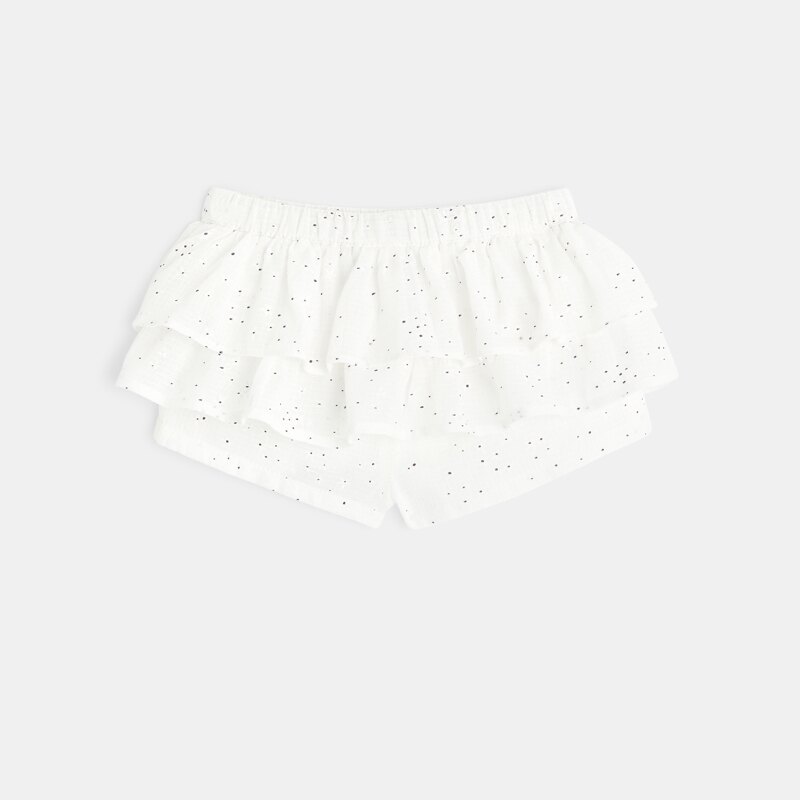 Jupe short bébé fille à volants Absorba Aucune nuance