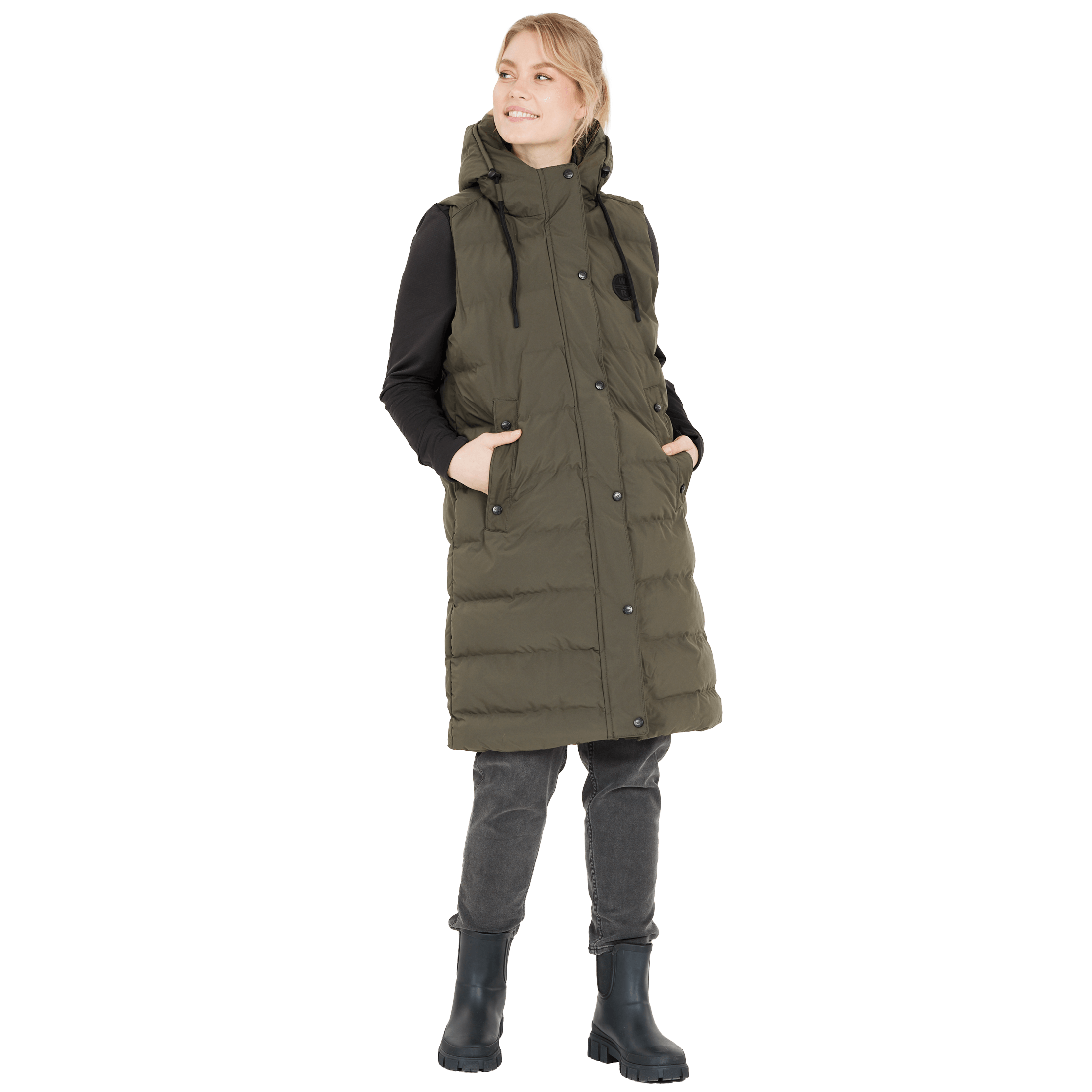 Vertical Chiefanu W Long Puffer Vest - Jakke