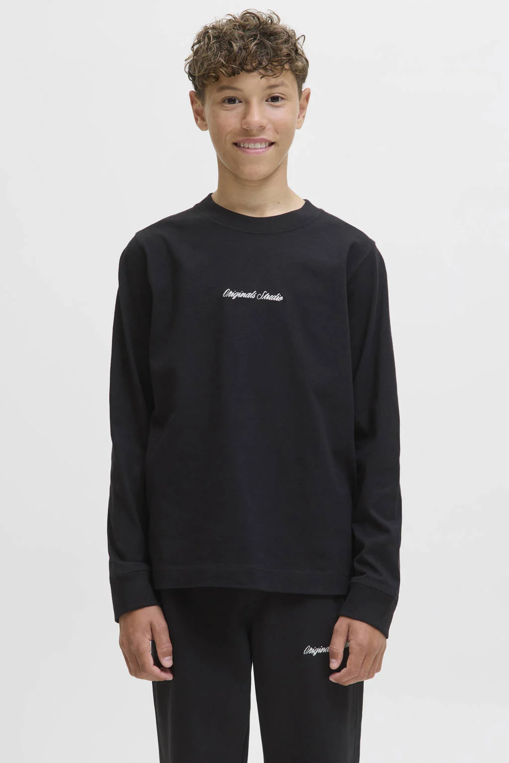 JACK & JONES JUNIOR longsleeve zwart
