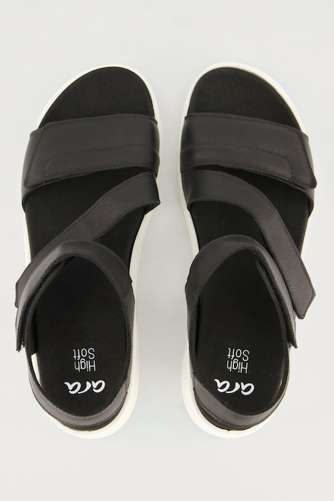 Ara Leder-Sandalen, Klettriegel, Weite H