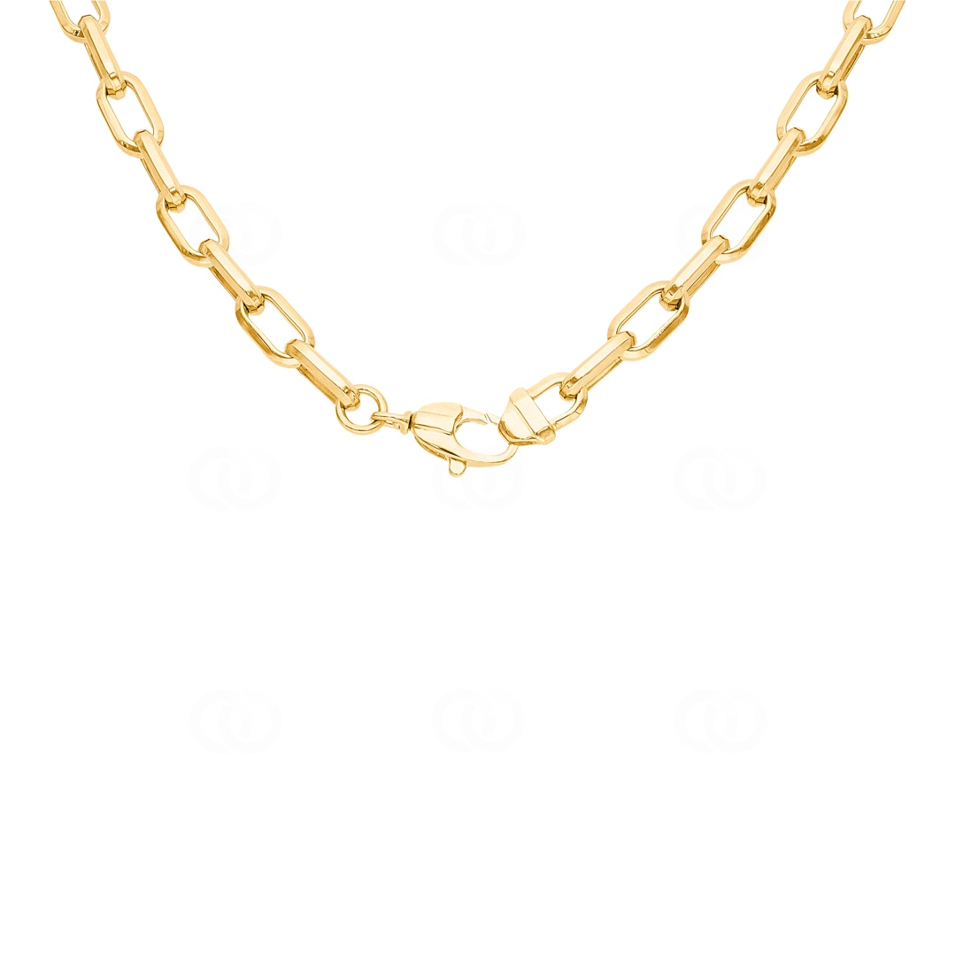 6.2mm Ankerkette 750/18 K Gelbgold halbmassiv
