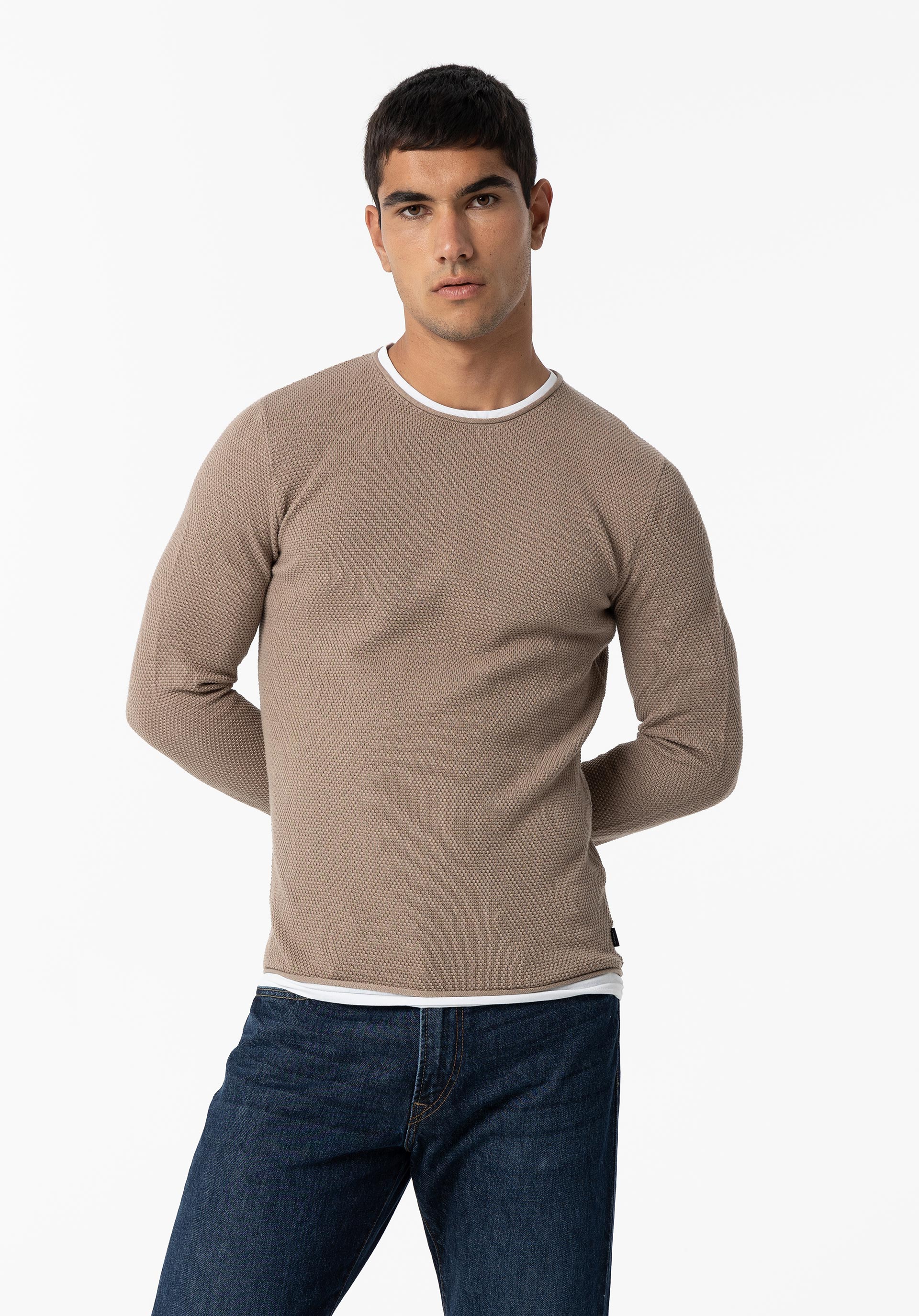 Camisola Combinada Textura