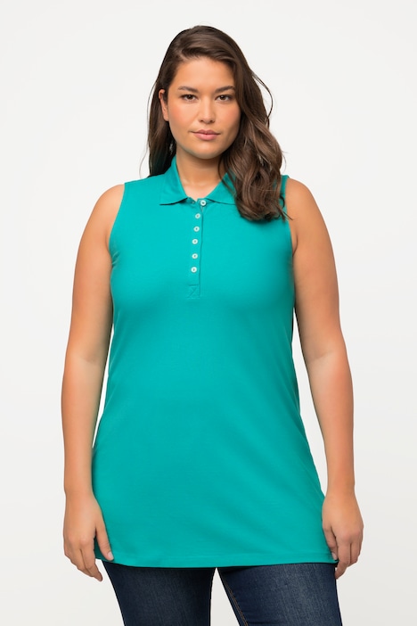 Polotop, Regular, Polokragen, ärmellos