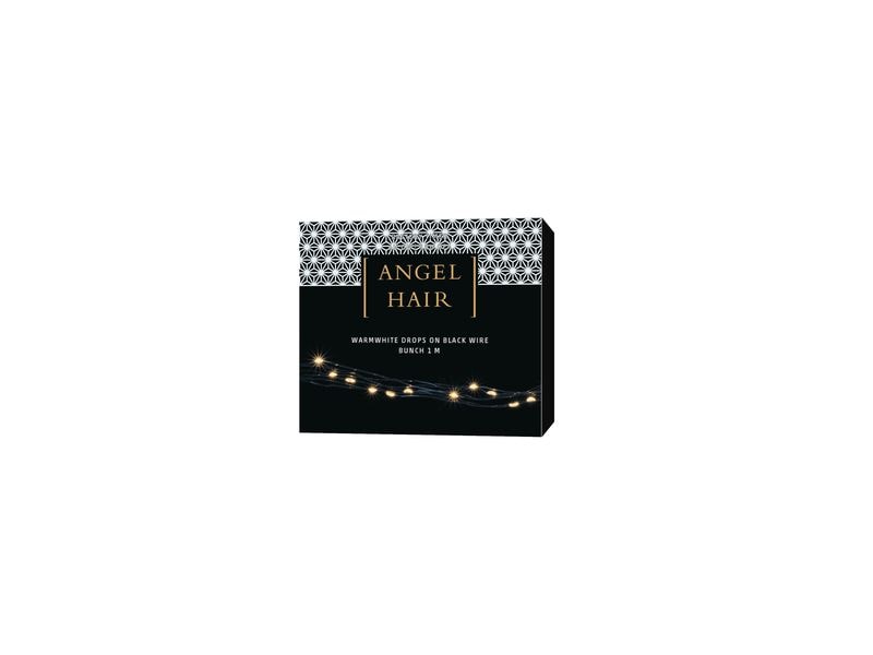 STT LED Lichterkette Angel Hair 60 Warmweiss LED-Lichterkette für Innenräume