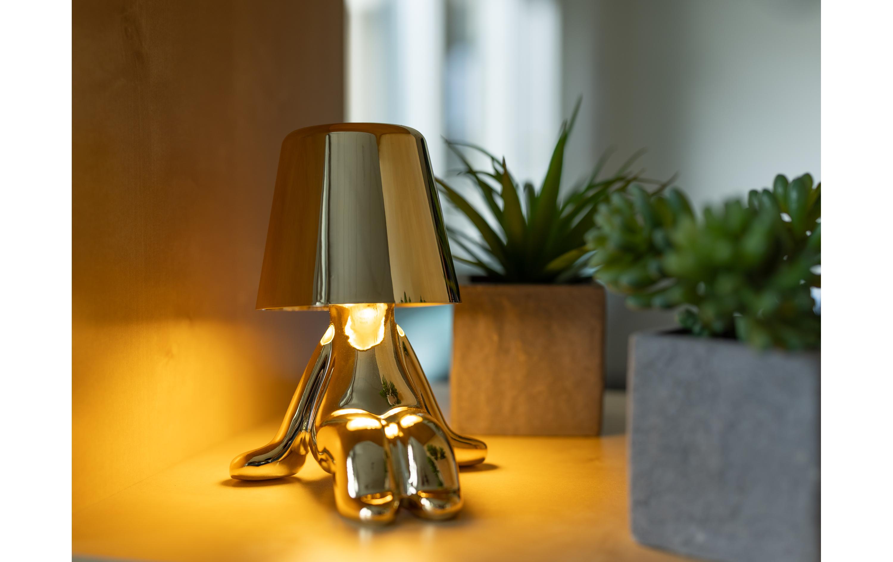 LED Stimmungslicht DREAMER GoldPortable Akku-Tischleuchte