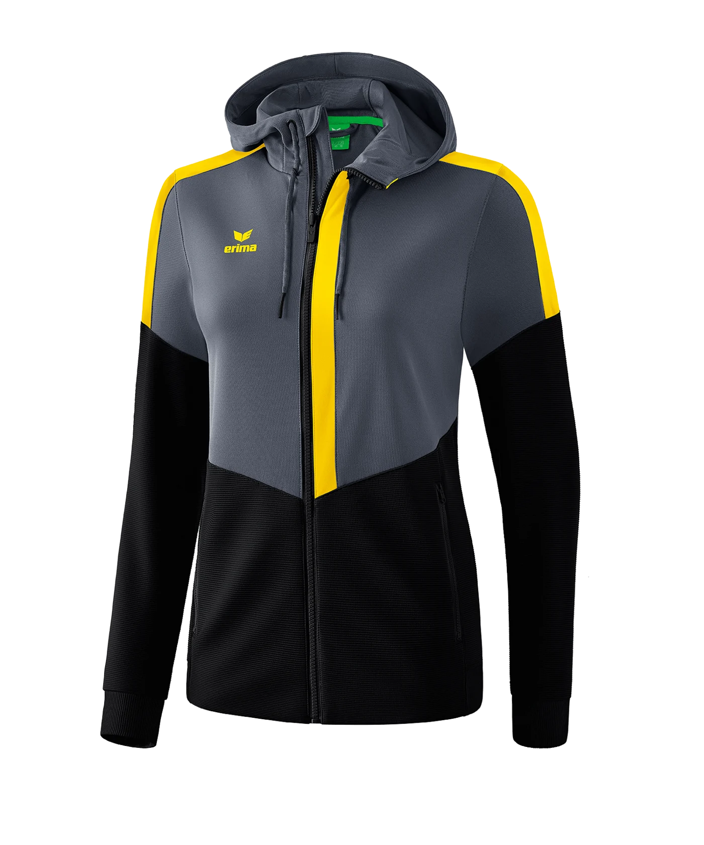Erima Squad Kapuzen-Trainingsjacke Damen Grau