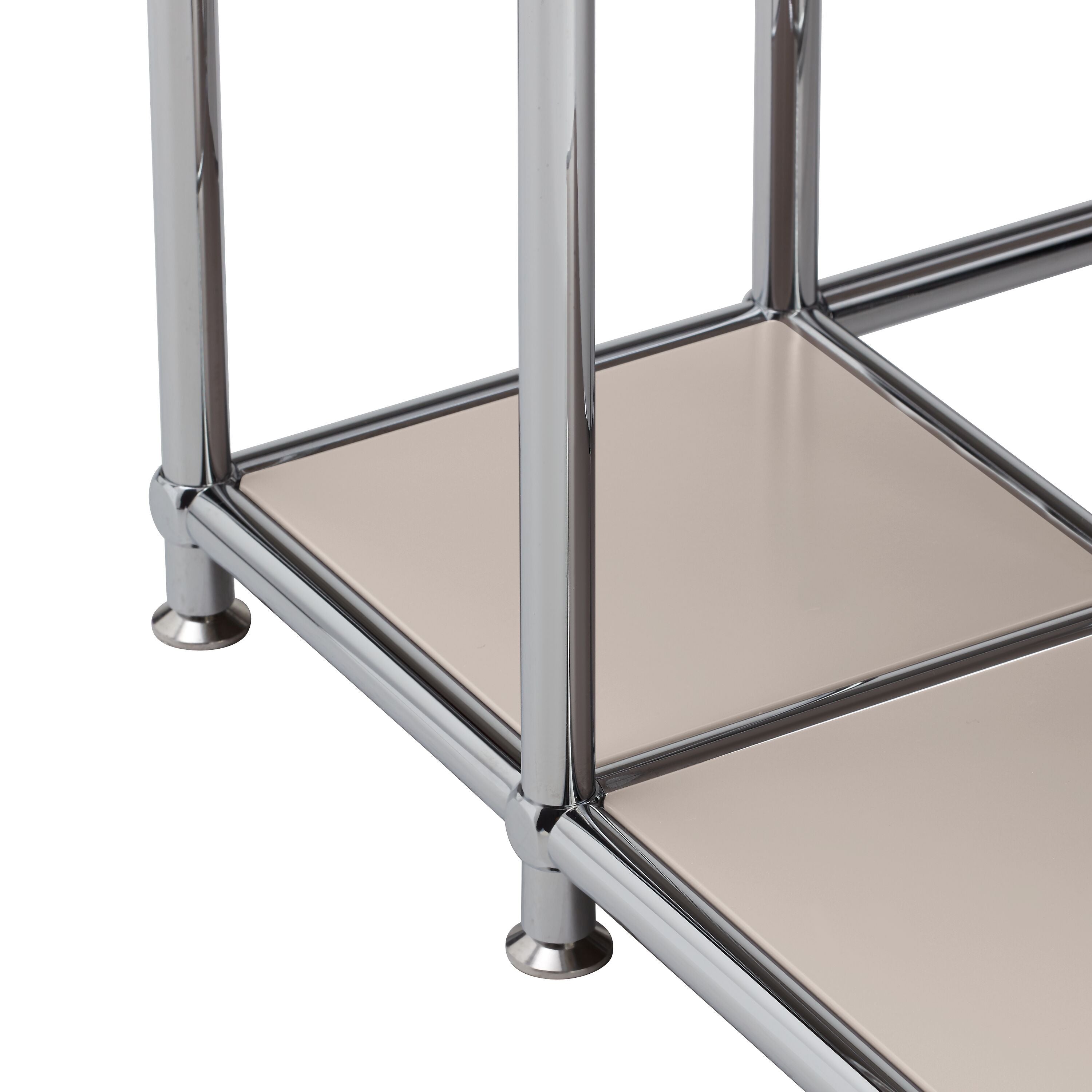 FLEXCUBE Schreibtisch - Taupe / B: 134.0 cm x T: 60.0 cm x H: 80.0 cm
