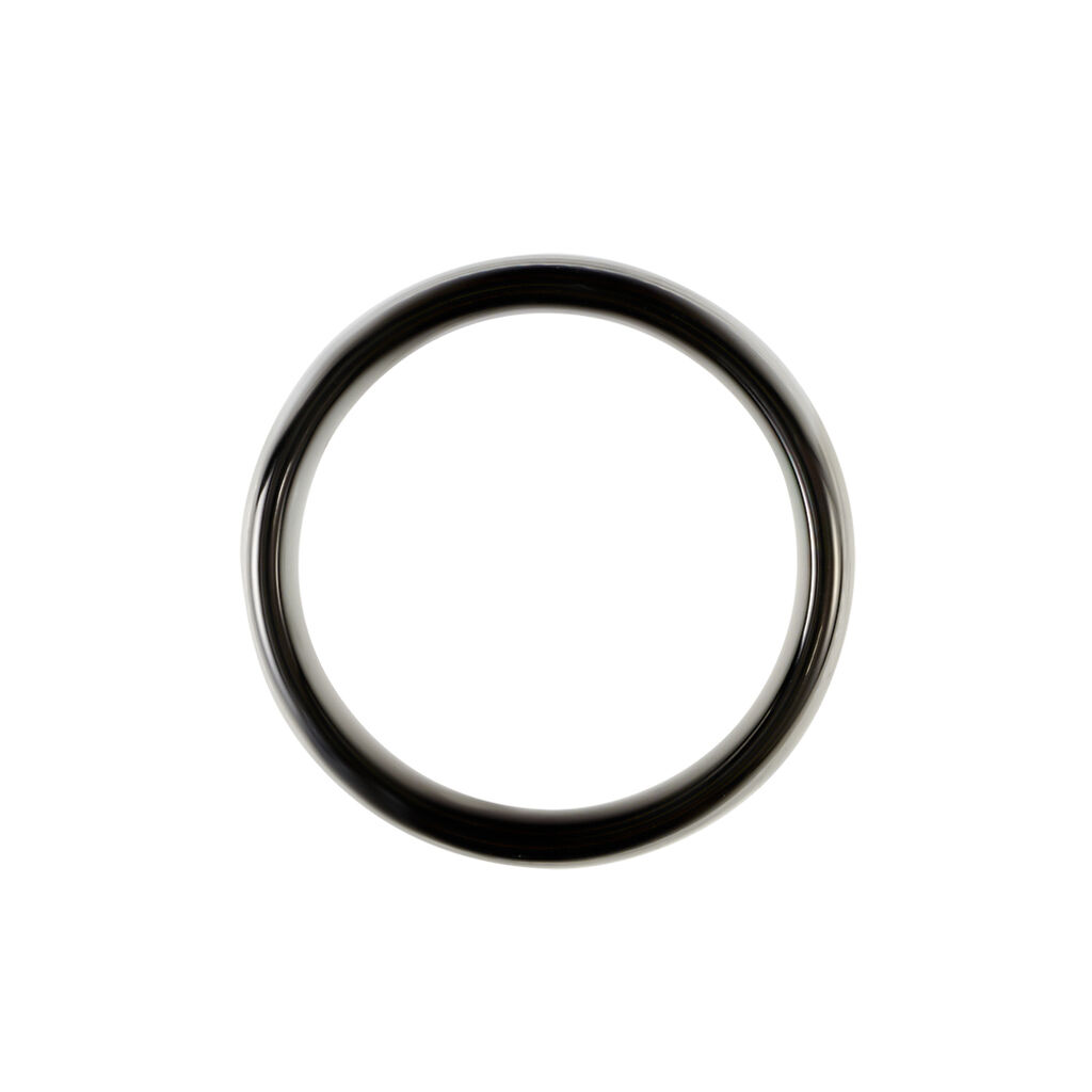 Bague Jourdan Homme Liorin Acier Bicolore Noir Et Blanc Tungstene
