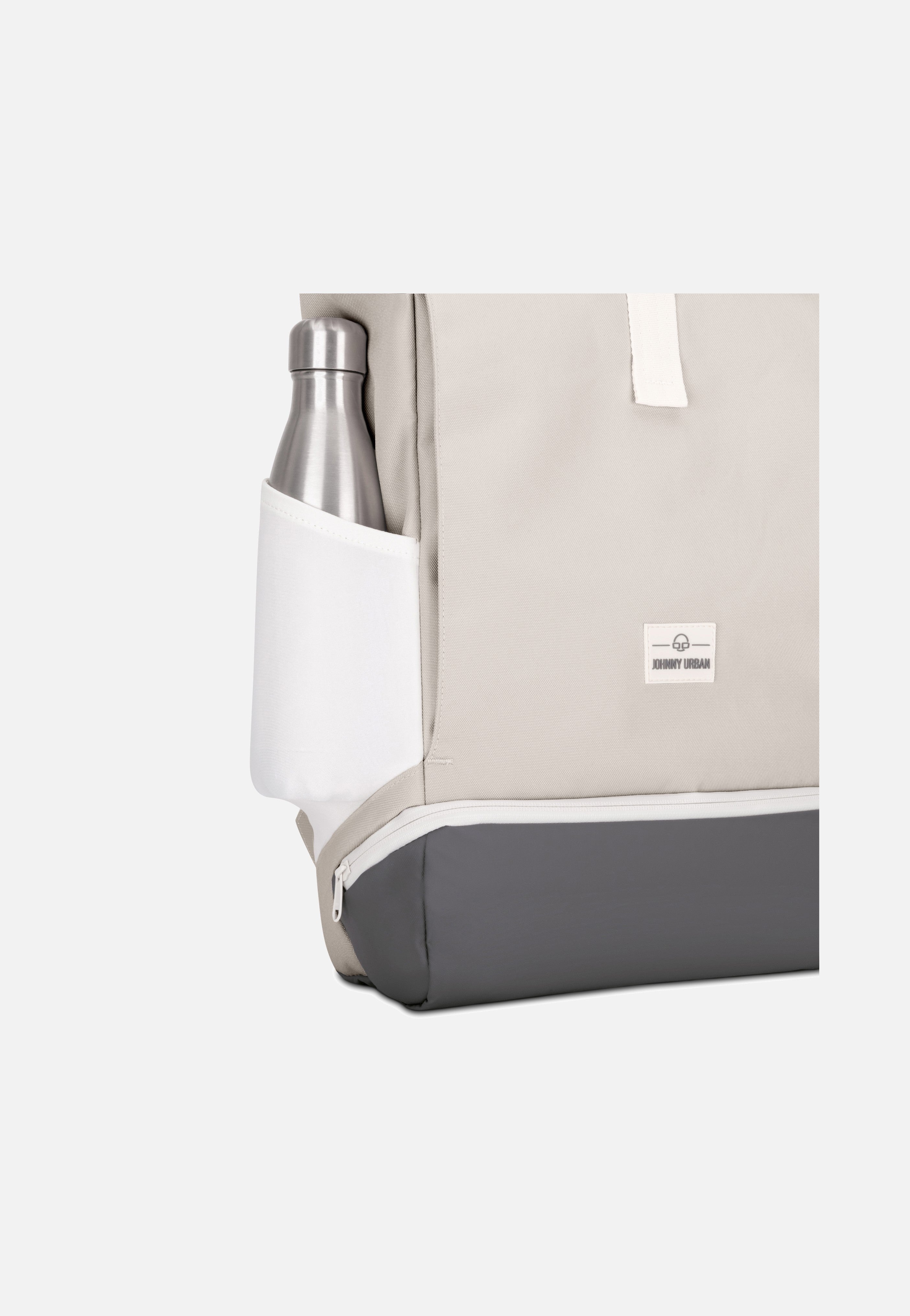 Allen Medium Sand-Grau - Rolltop Rucksack