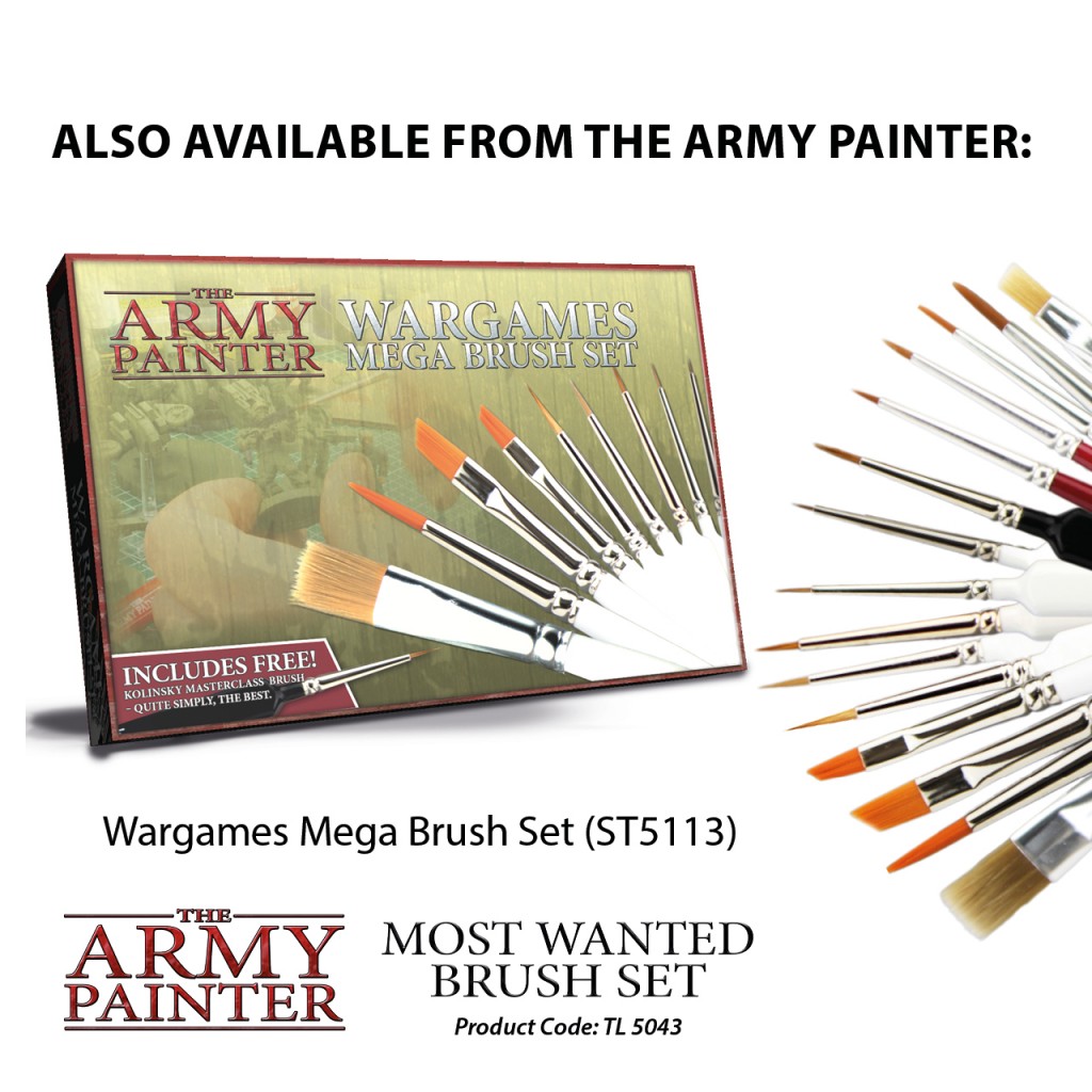 Army Painter - Most Wanted : Set de Pinceaux