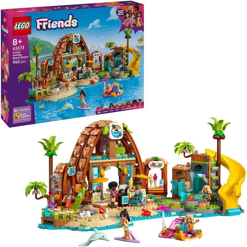 LEGO Friends - Strandresort - Speelgoed - Multikleur - Inclusief Poppetjes en Dieren