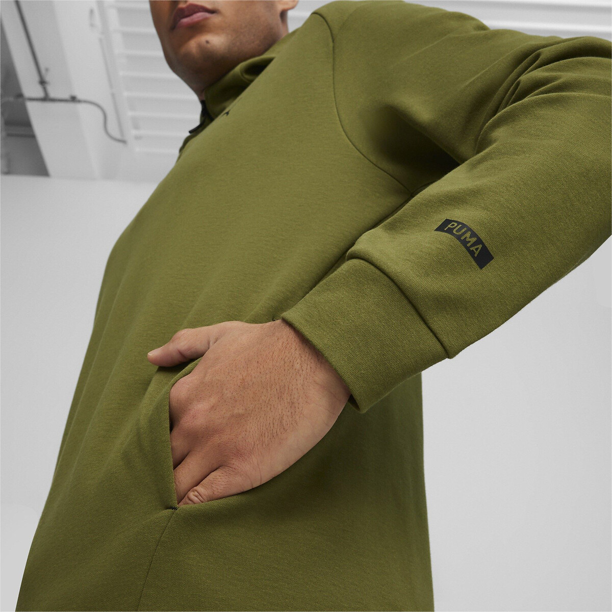Suéter PUMA com zíper até a metade RAD/CAL