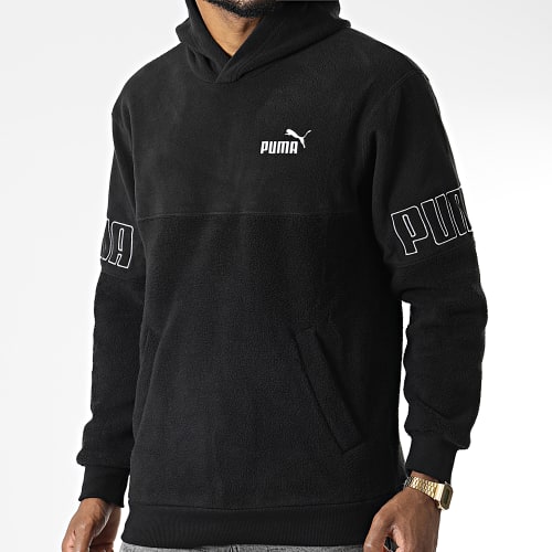 Sweat Capuche Polaire Power Winterized Noir