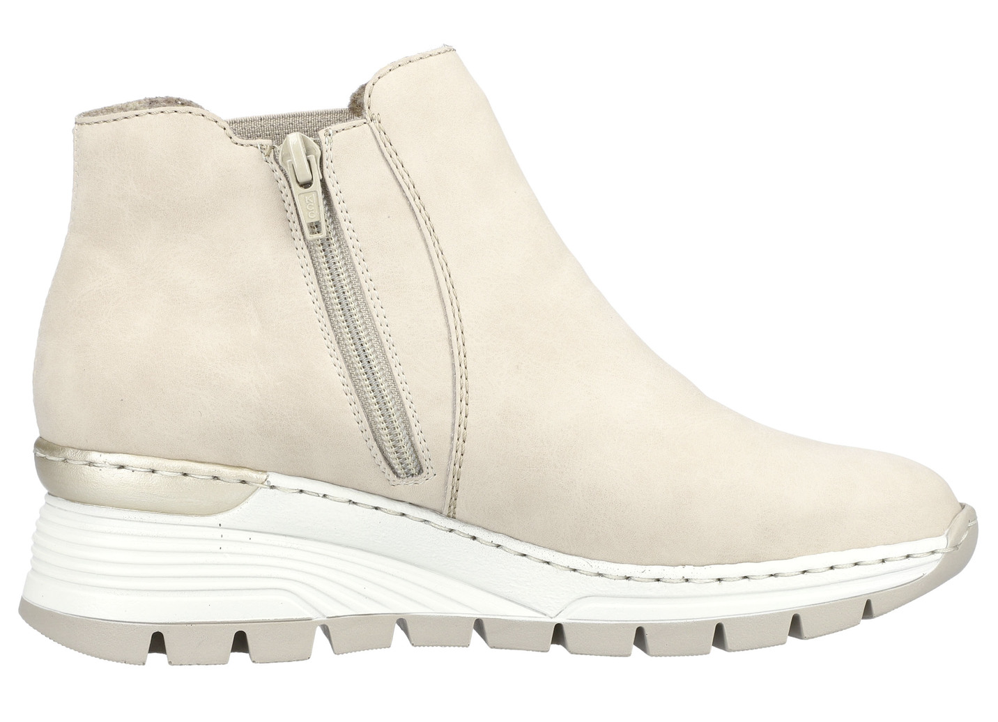 Rieker Stiefelette aus weichem Nubukmaterial
