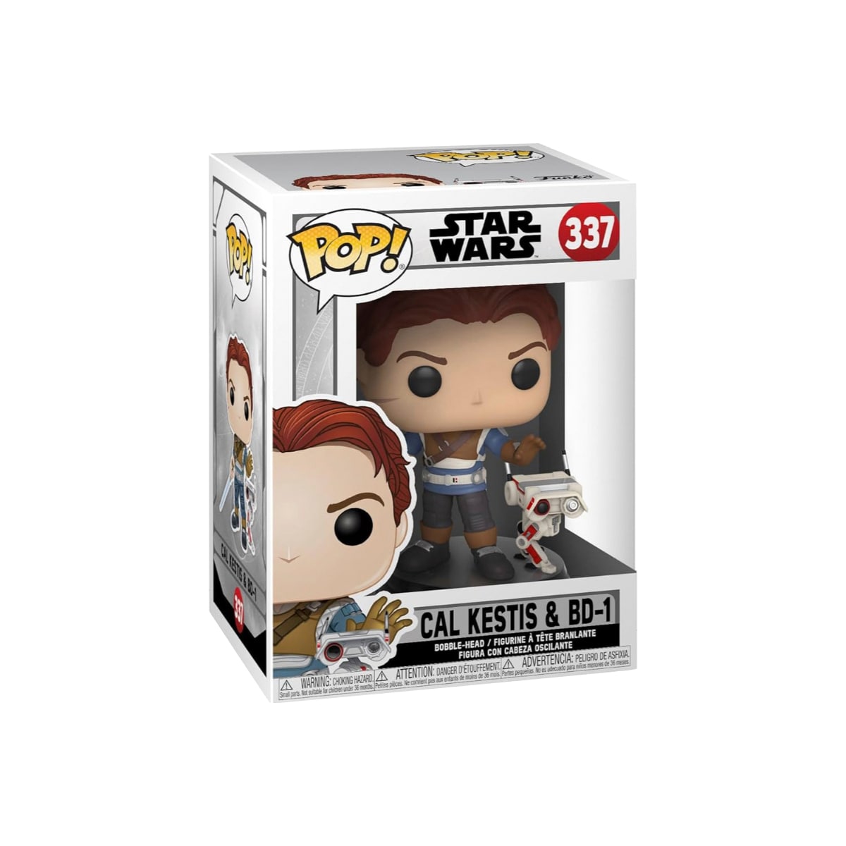 Funko Pop! Vinyl SW Jedi Fallen Order Cal Kestis and BD1 figur