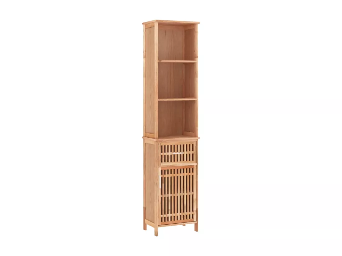 Ensemble de meubles de salle de bain 5 pcs bois massif de noyer