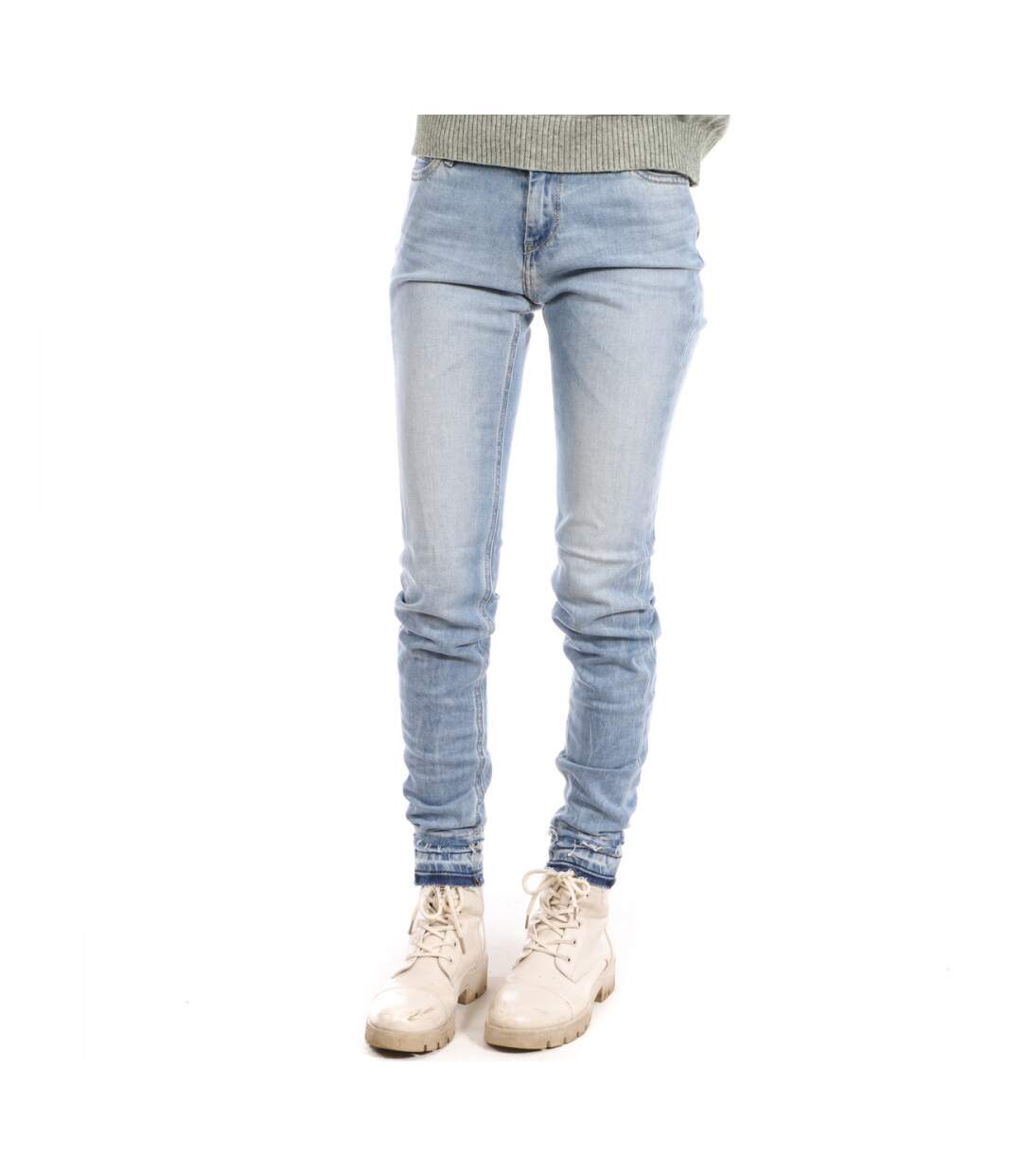 Jean Skinny Bleu Femme Teddy Smith Ava