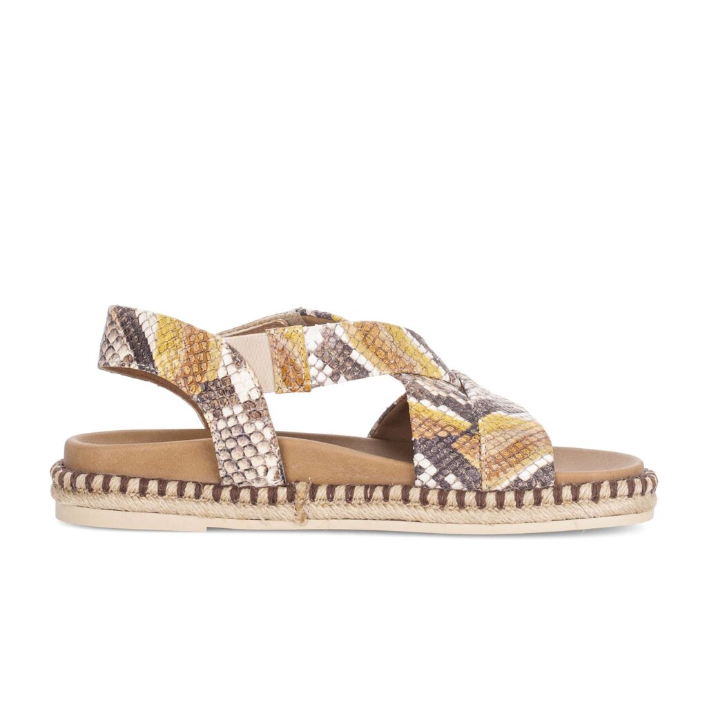 Sandal met riempjes multicolour