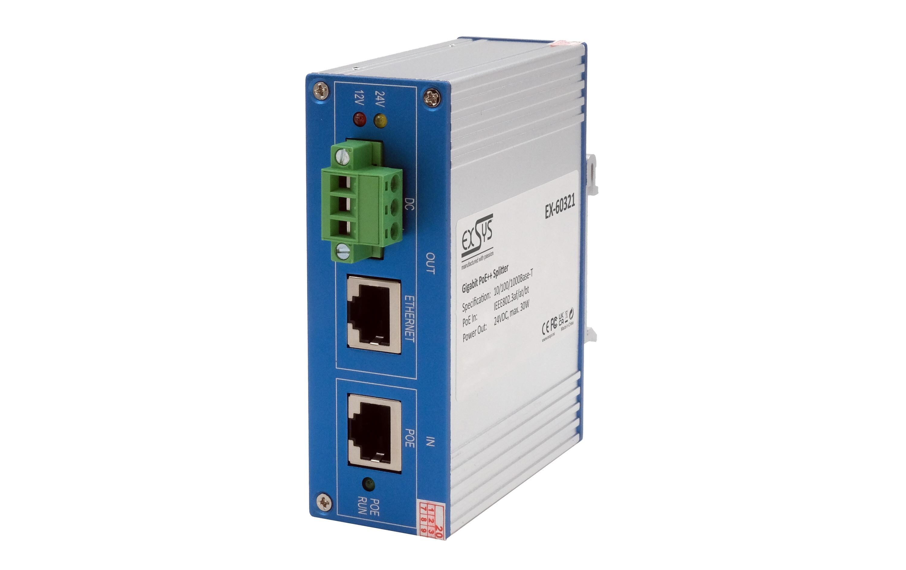 PoE Splitter EX-60321Gigabit-PoE-Splitter