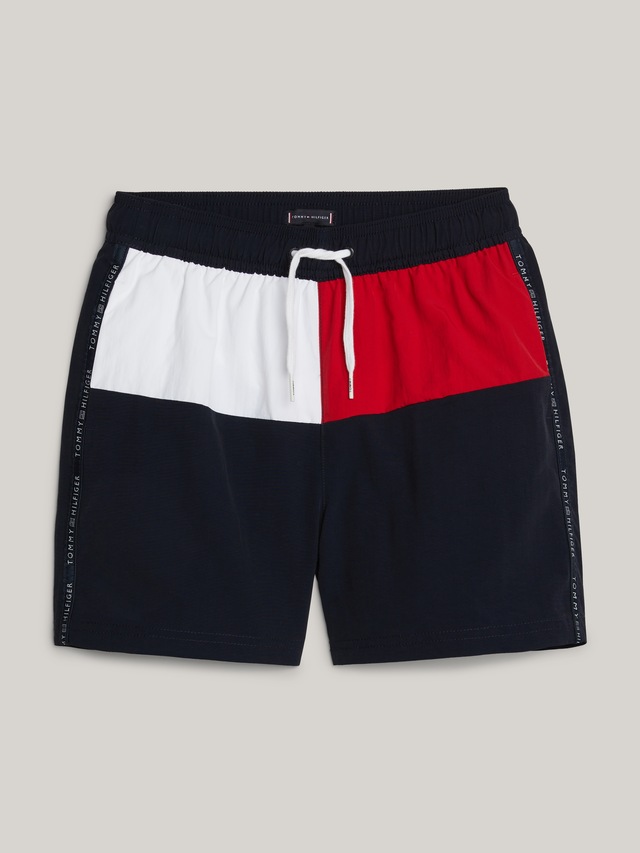 Tommy Hilfiger Swimwear Badeshorts »MEDIUM DRAWSTRING«, im Color Block-Design