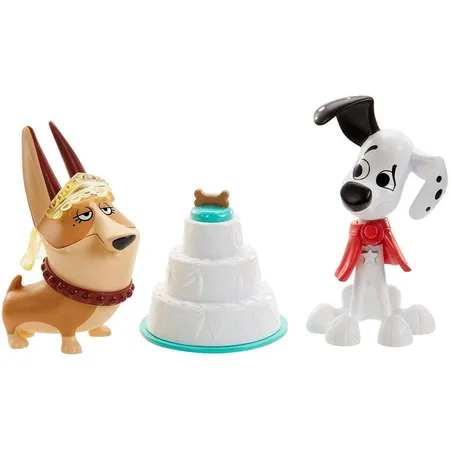 Mattel Disney Das Haus der 101 Dalmatiner Figuren 2er-Pack Hochzeitsfeier