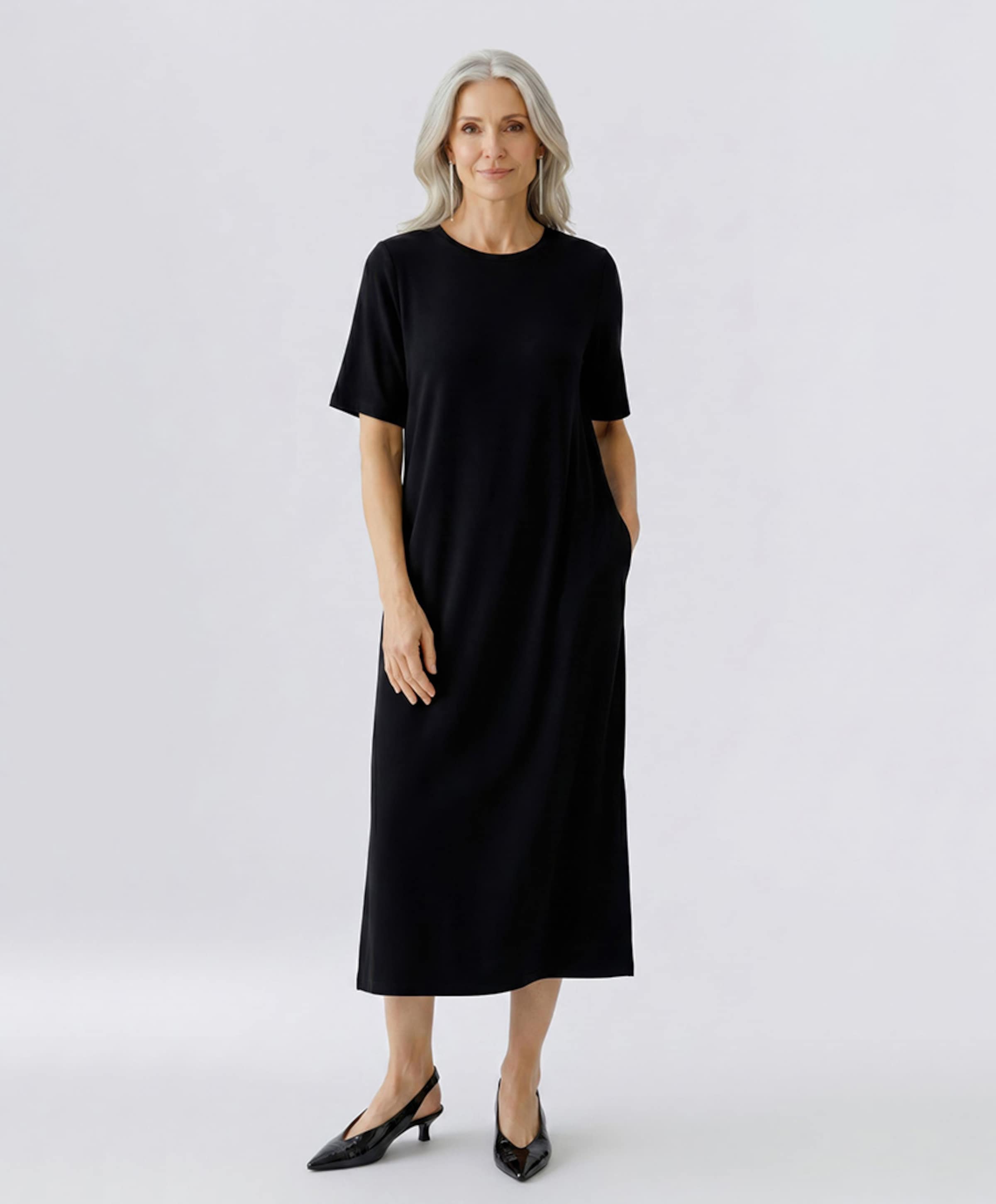 OUI Dames jurk zwart