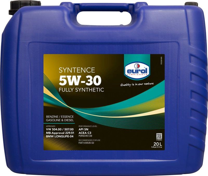 Eurol - Syntence 5W-30 - Motorolie - 20L - Volsynthetisch